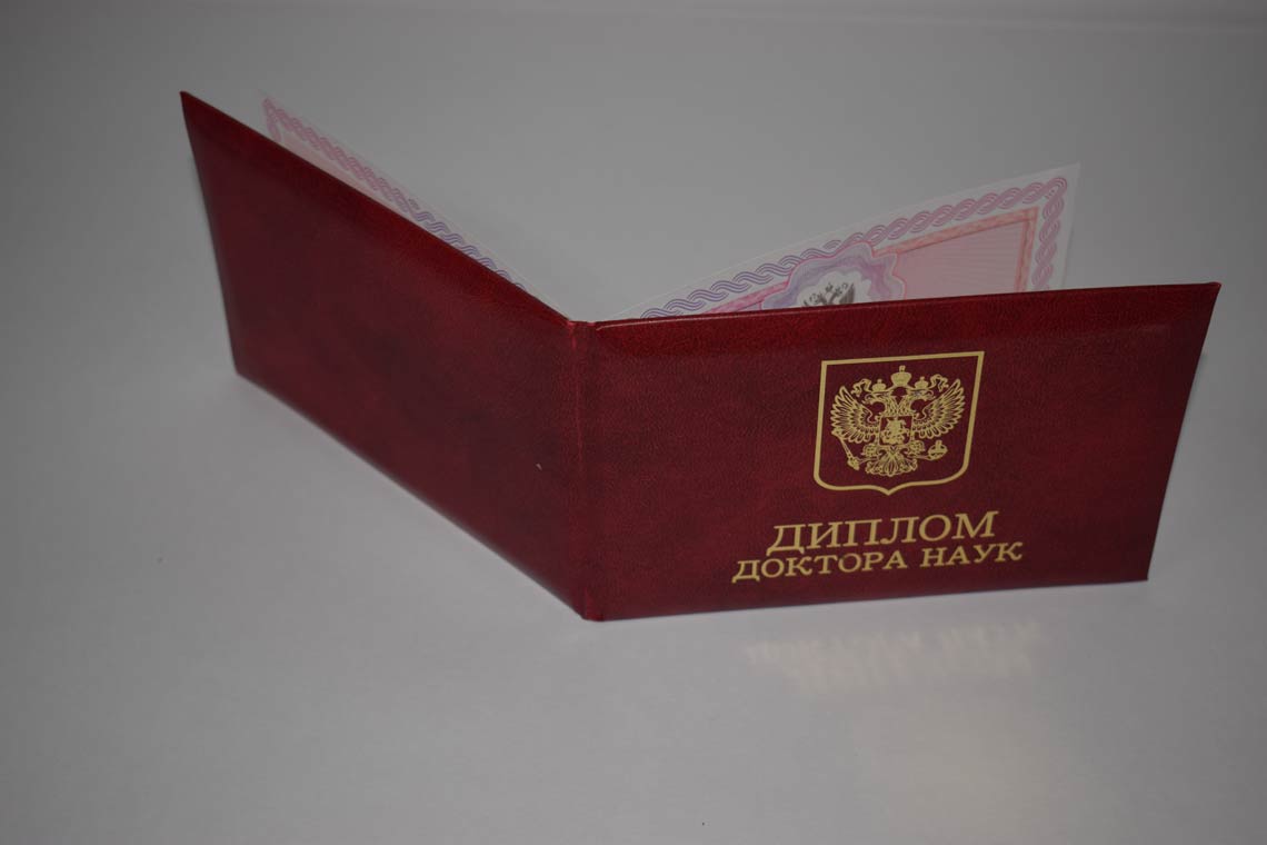 Диплом Доктора Наук 2013-2025 в Севастополе корка